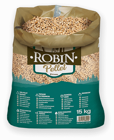 worek pelletu opałowego Robin do kupienia w Mielnie lub sklepie internetowym
